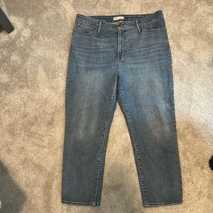 Madewell slim straight jean